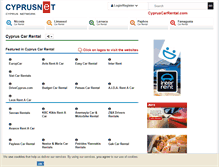 Tablet Screenshot of cypruscarrental.com